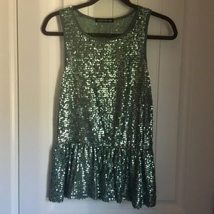 Sequin Tank Top